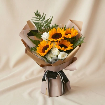9 Mixed Flower Bunch