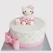 Delightful Princess Hello Kitty Fondant Chocolate Cake