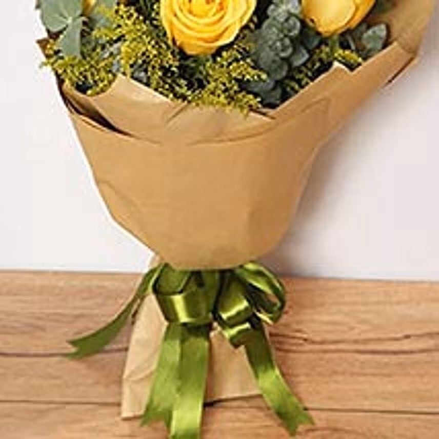 Bouquet Of Yellow Roses