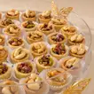 Elegant White Rose Bouquet & Gourmet Nut Tart Tray - Combos