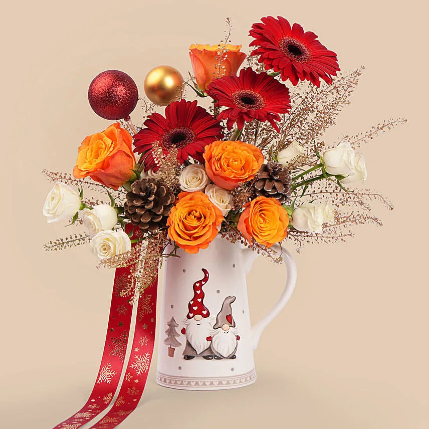 Christmas Festive Bloom Jug