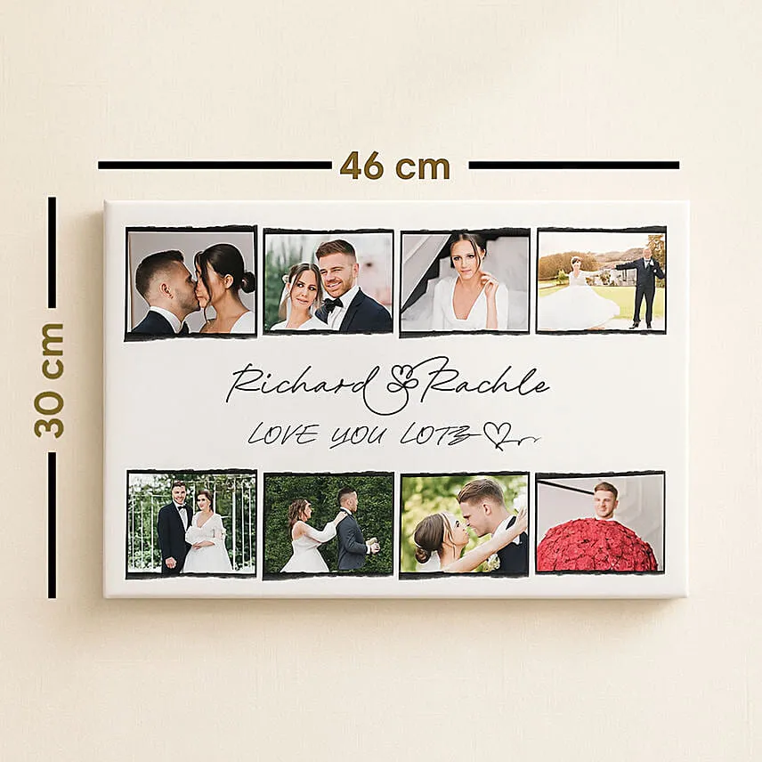 Couple Photo Canvas Frame