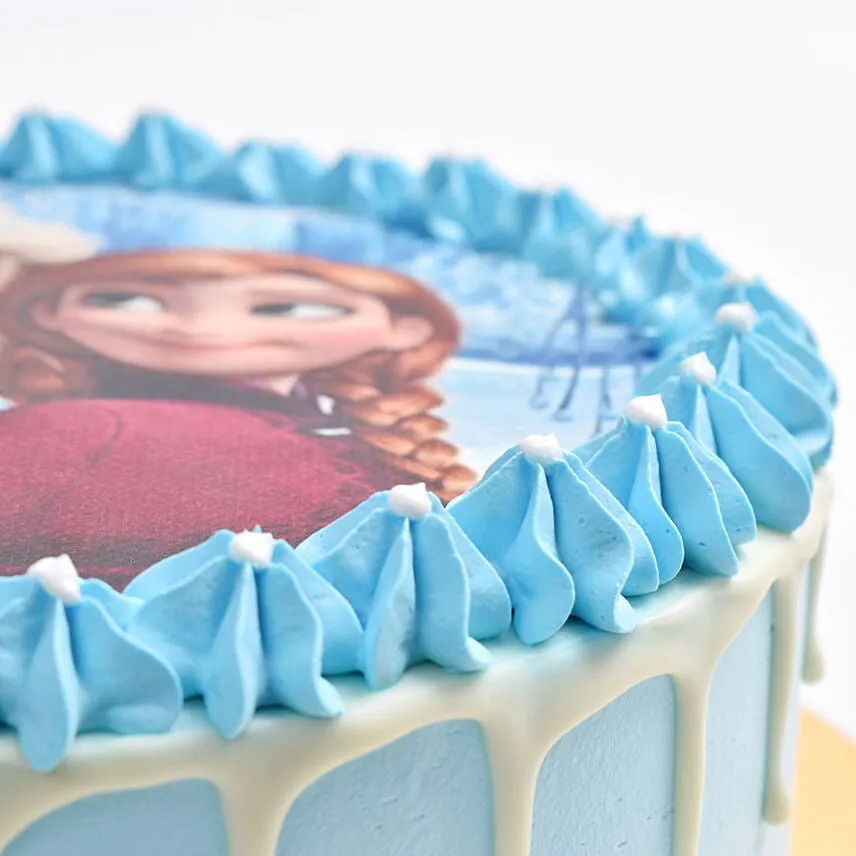 Elsa and Anna Marble Cake