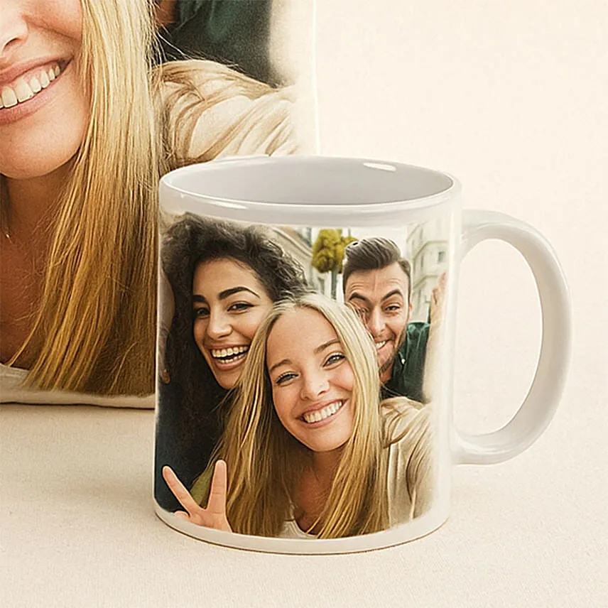 Personalised Mug and Cushion For Friend