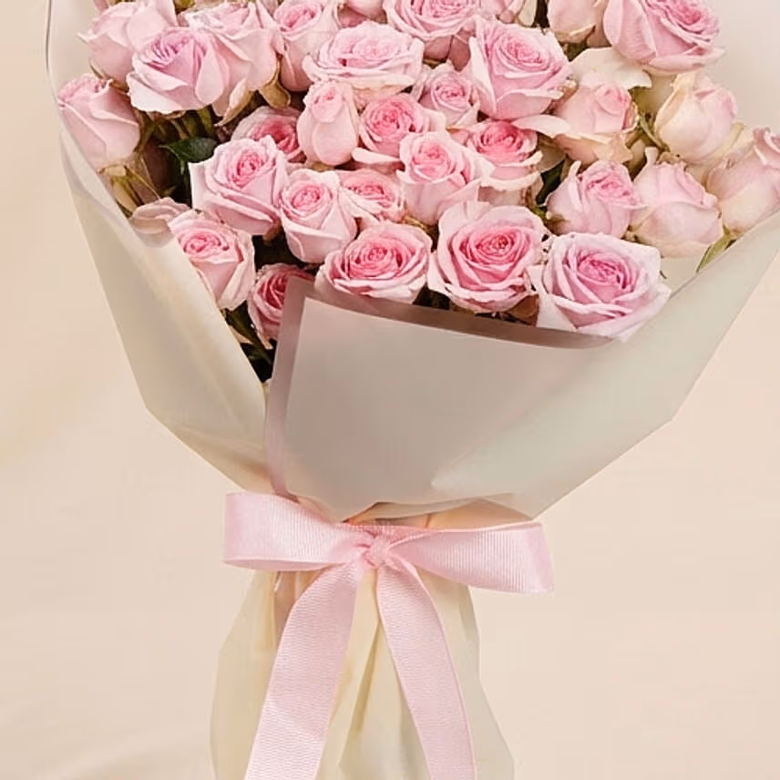 Pink Spray Roses Bouquet for Mom