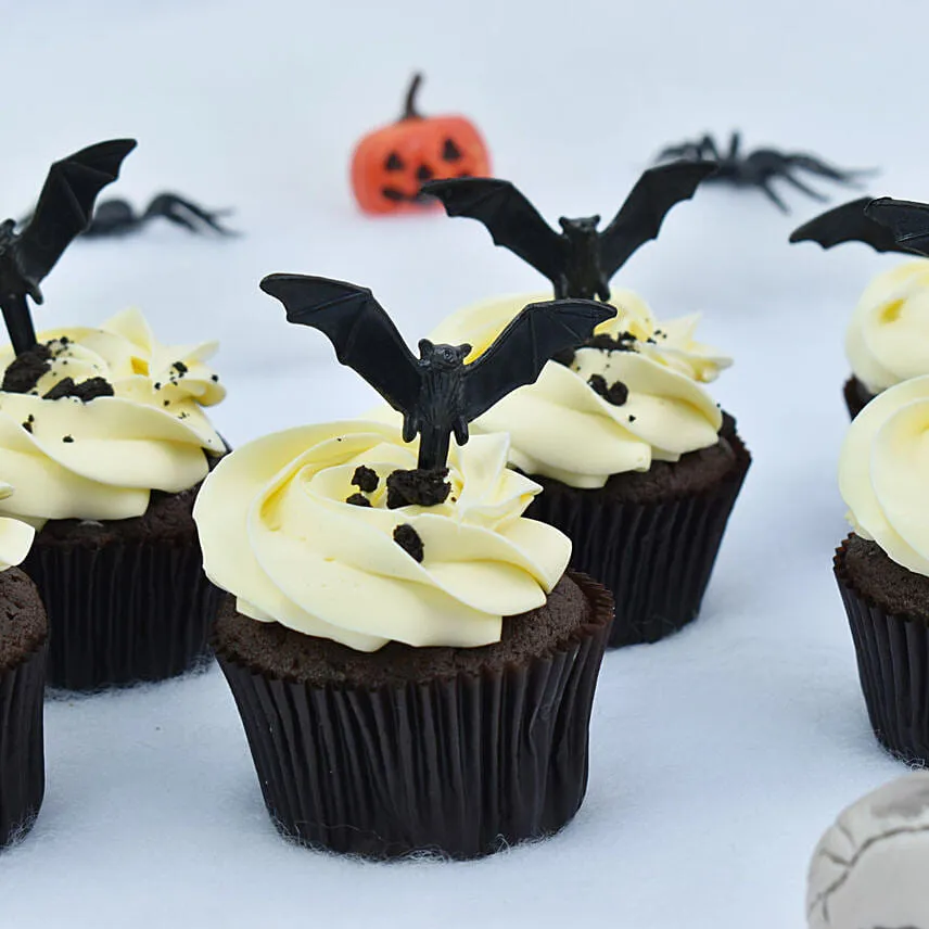 Evil Halloween Cup Cake