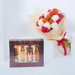 Ajmal Shine Gift Set for Women with Rainbow Bouquet - Elegant Perfume and Floral Delight