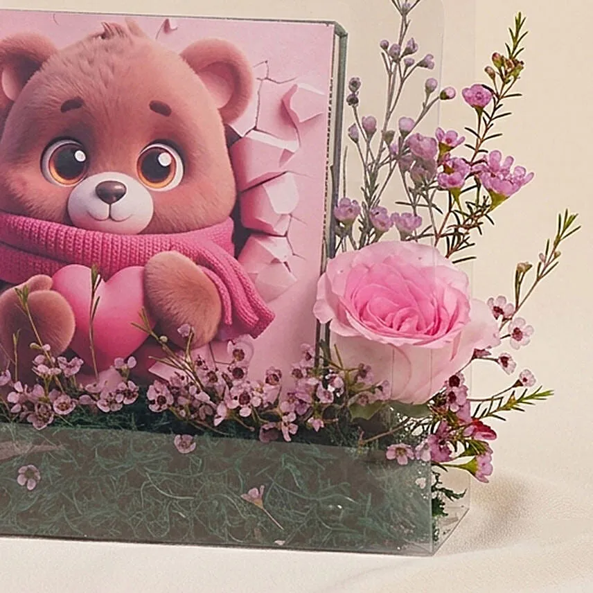 Valentine's Flowers & Chocolates Treat