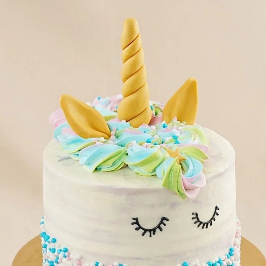 Cute Unicorn Black Forest Cake
