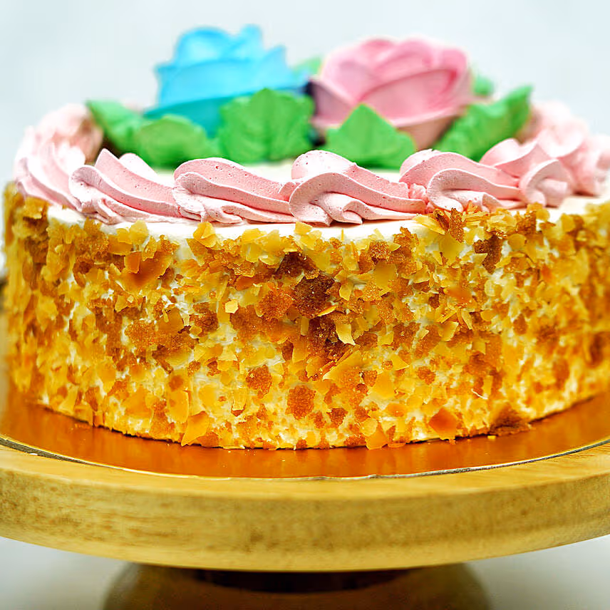 Butter Sponge Cake With Birthday Balloons