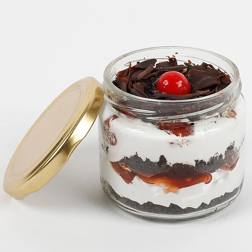 Sizzling Black Forest Jar Cake Set of 2