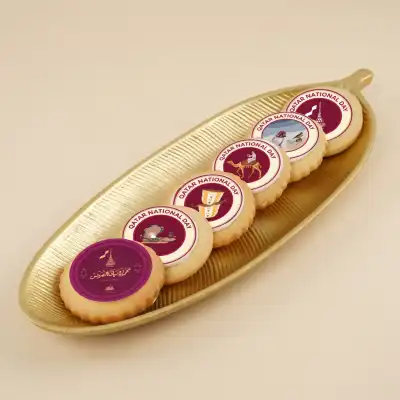 Qatar National Day Celebration Cookies - 6 Piece Set