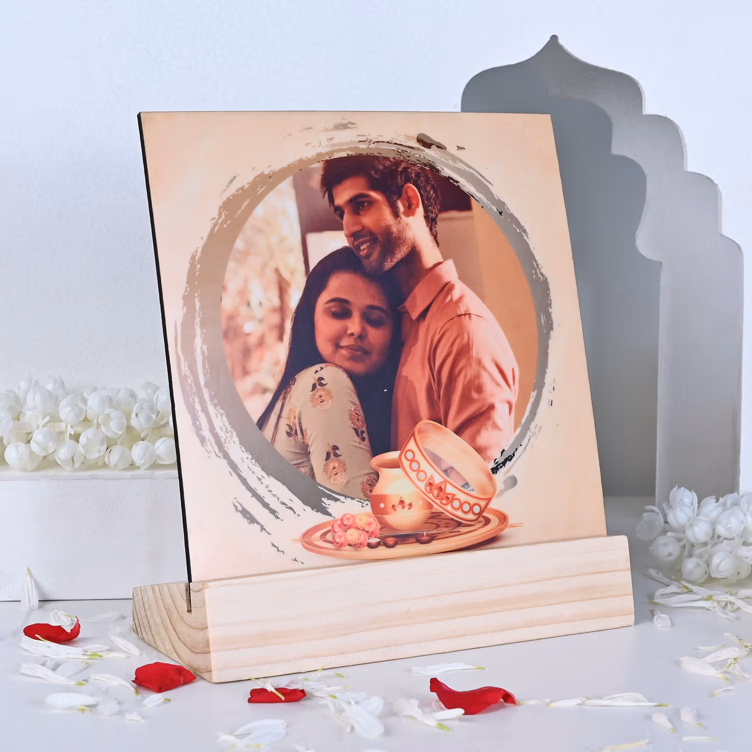 Personalised Karwa Chauth Photo Stand