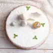 Delightful Snowy Christmas Vanilla Cake - A Festive Treat