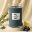 Woodwick Large Hourglass Candle - Tempest: A Symphony of Oceanic and Citrusy Aroma