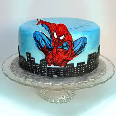 Marvelous Spider-Man Designer Cake - Perfect for Superhero Fans
