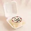 Romantic 'I Love You' Chocolate Bento Cake