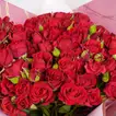 Elegant Valentine Red Spray Roses Bouquet - Bouquet