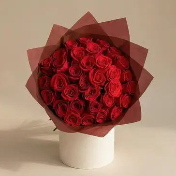 When Love Speaks: Exquisite of 35 Red Roses - Bouquet