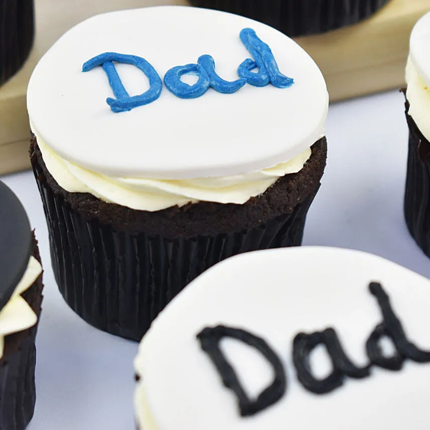 Starry Cupcakes For Dad