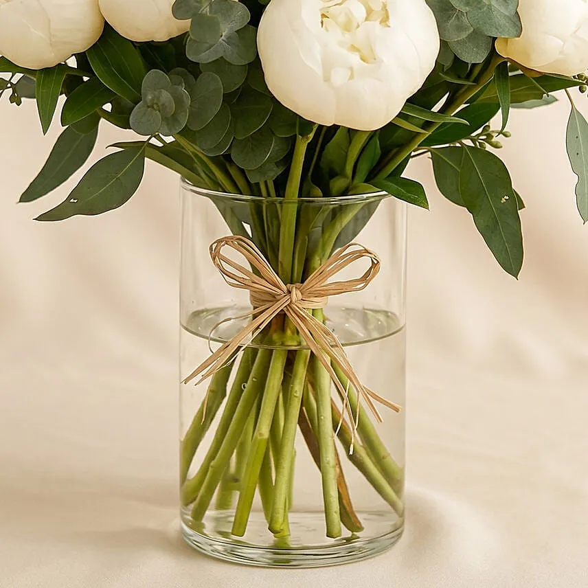 Perfect White Peonies
