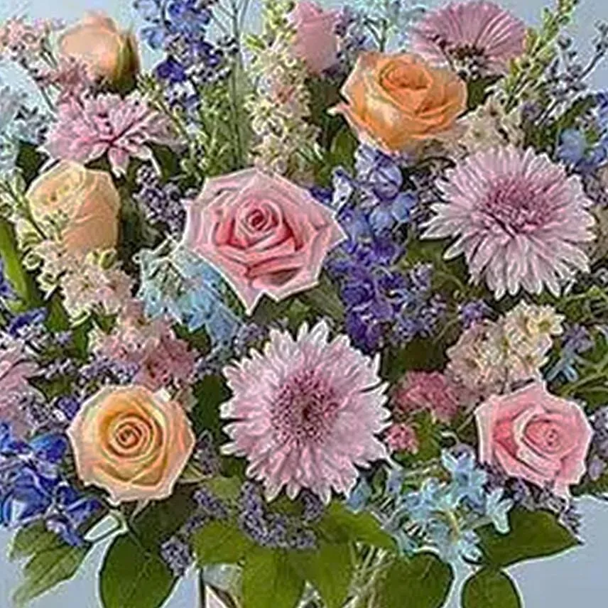 Lovely Bunch Of Colourful Flowers Add
