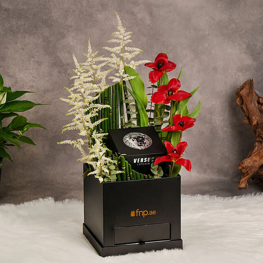 Floral Elegance Versus Timepiece