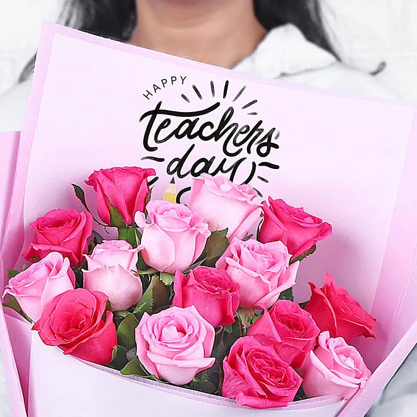 Roses Hand Bouquet for Teachers