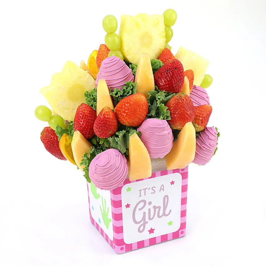 It’s a Girl Fruit Arrangement