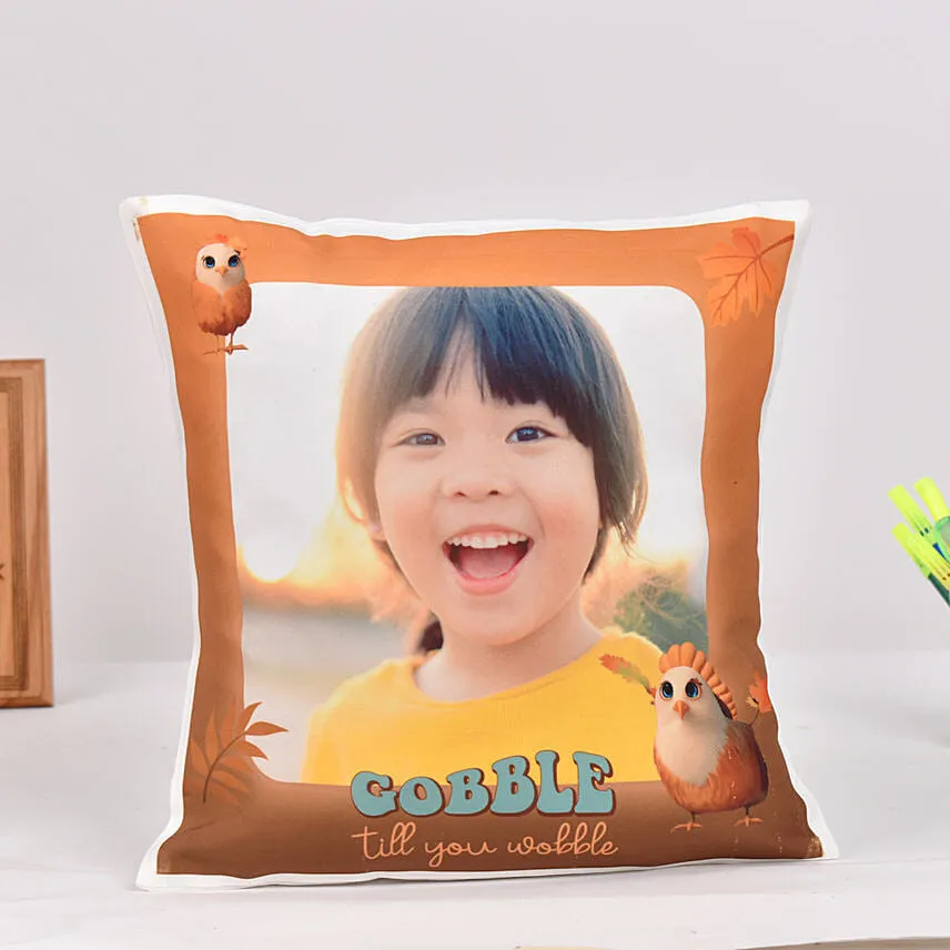Personalised Thanksgiving Cushion