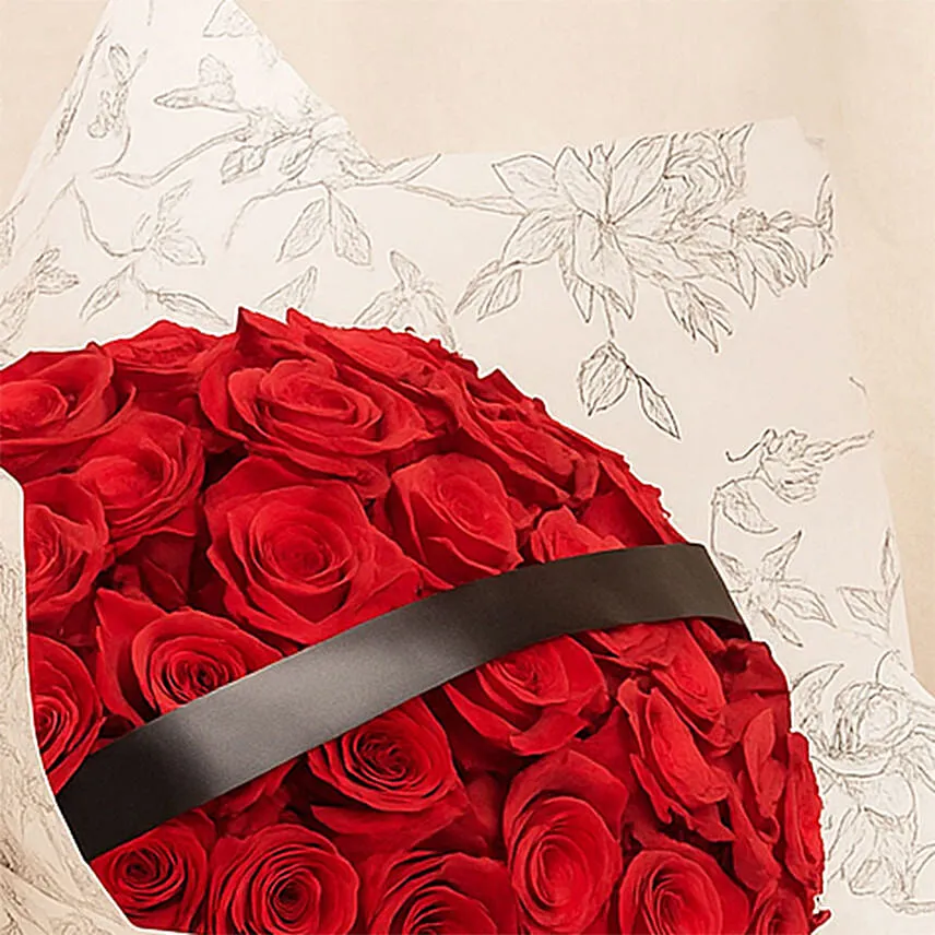 35 Red Roses Expression Bouquet for Vday