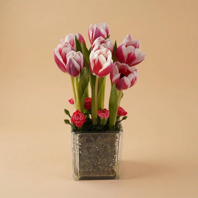 Luxe Tulips Masterpiece Vase
