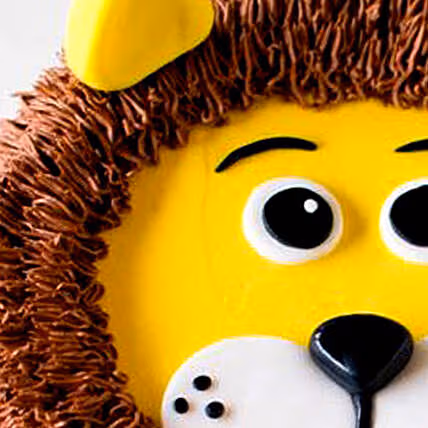 Lion King Themed Chocolate Designer Cake - Perfect for Celebrations