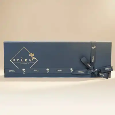 Exquisite Black Chocolate Gift Box by Opera Patisserie