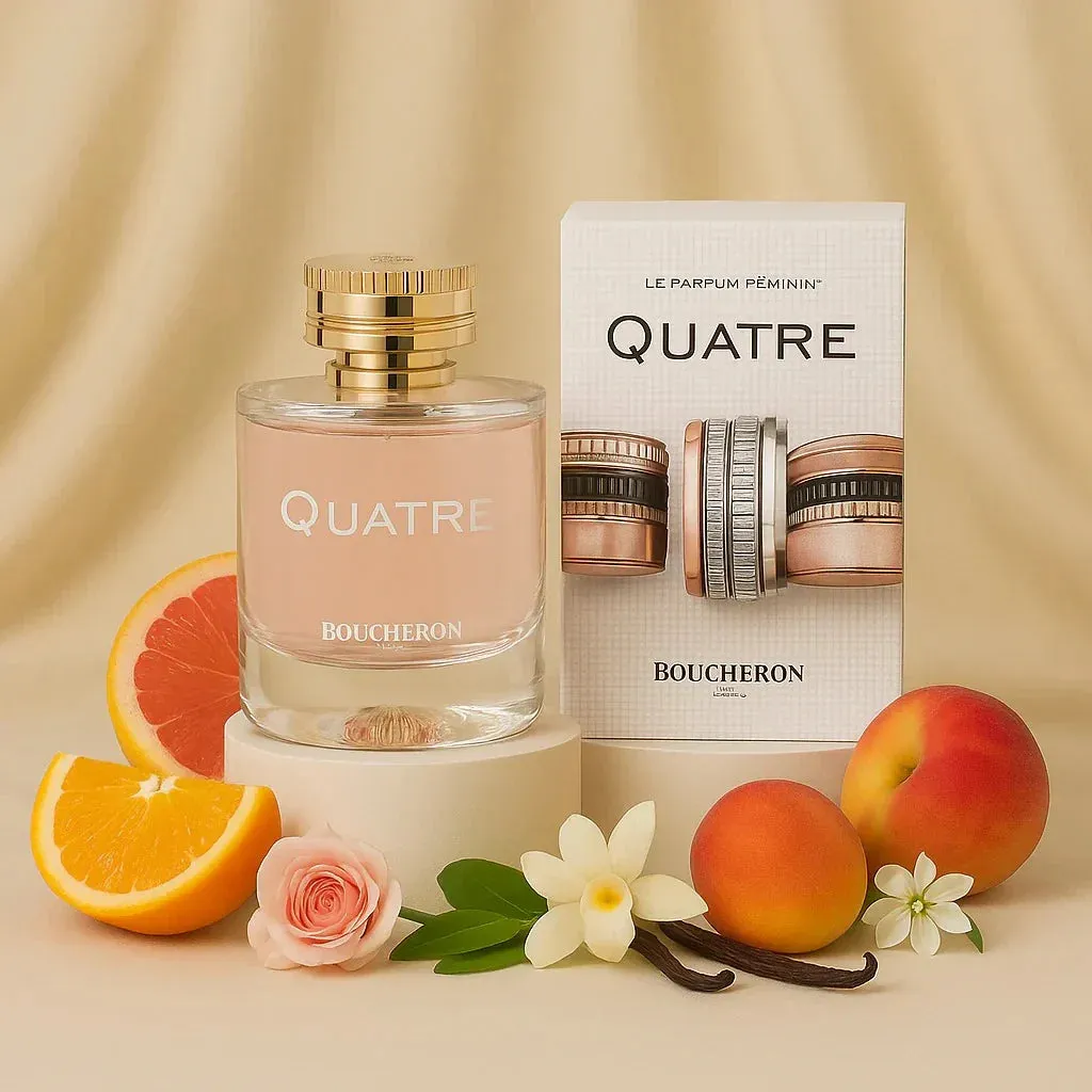 Boucheron Quatre 100 Ml Eau de Parfum for Women - A Symphony of Floral and Fruity Elegance