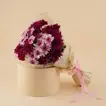 Chrysanthemums Flower Bouquet Gift Set for Her - With Chocolate Cake and Mug