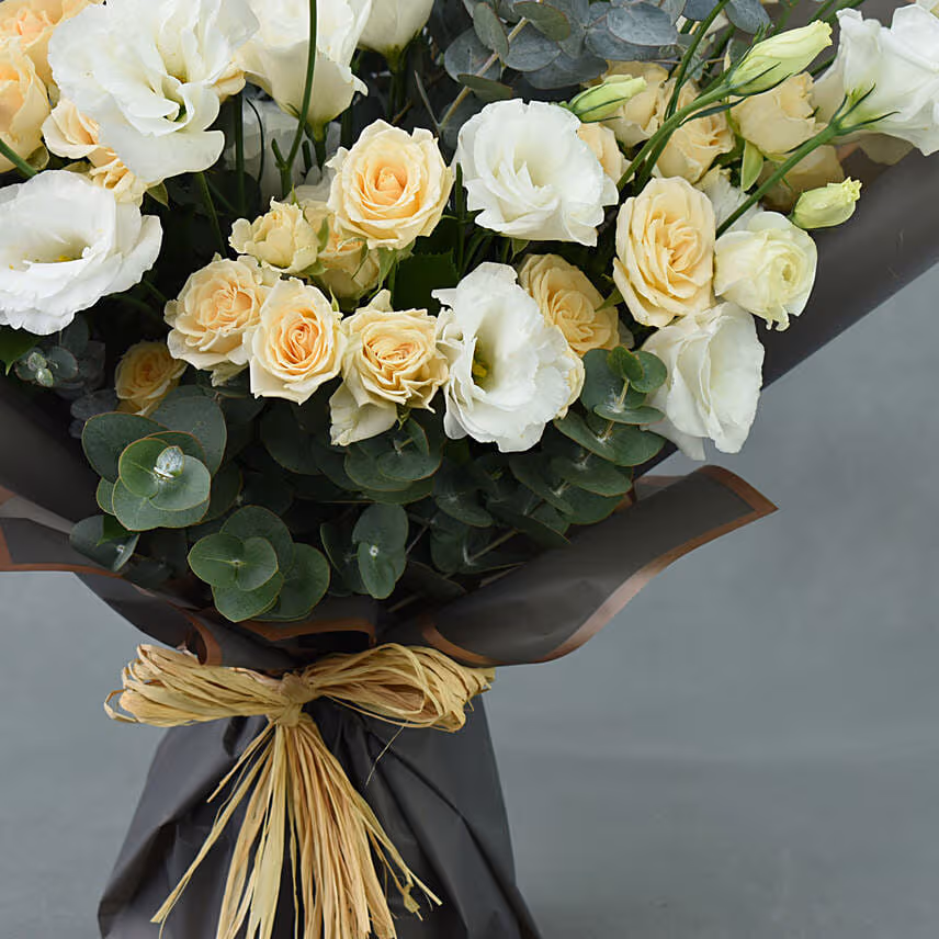 Spray Rose and Lisianthus Bouquet