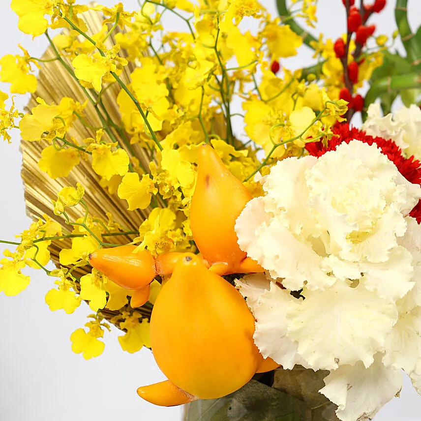 Wishes of Serenity New Year Flowers