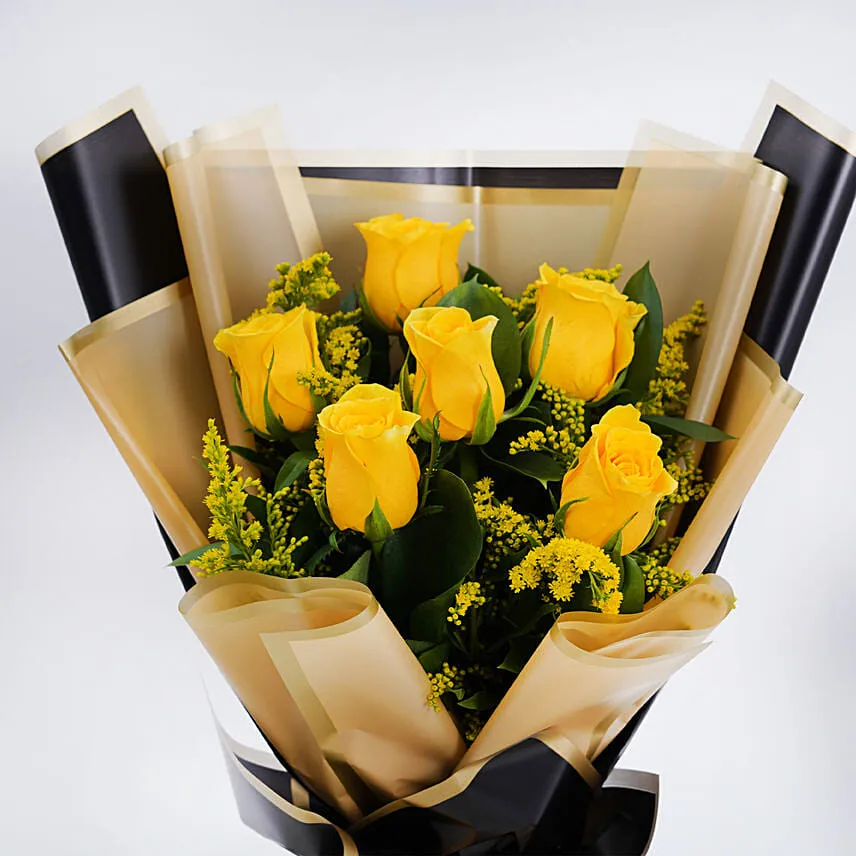 Yellow Roses Bouquet