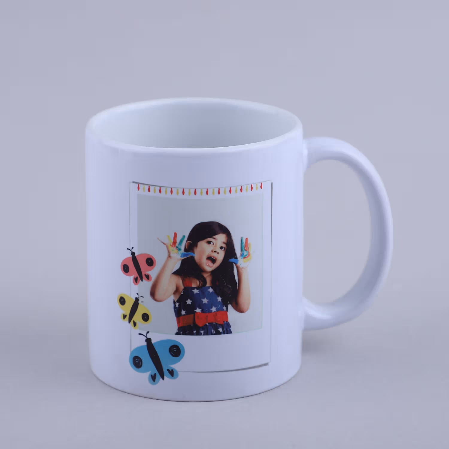 Customizable Ceramic Photo Mug - Perfect Personalized Gift