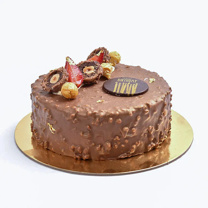 Birthday Yummy Rocher Cake 4 Portion