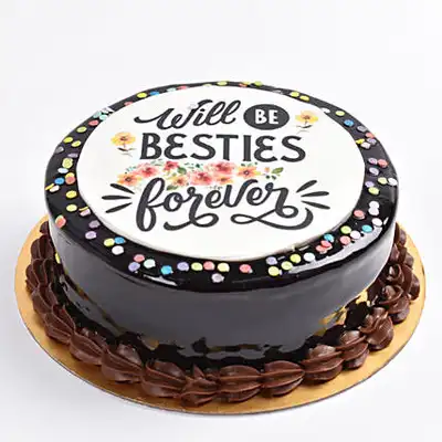 Delicious Truffle Besties Forever Cake – Perfect for Celebrations