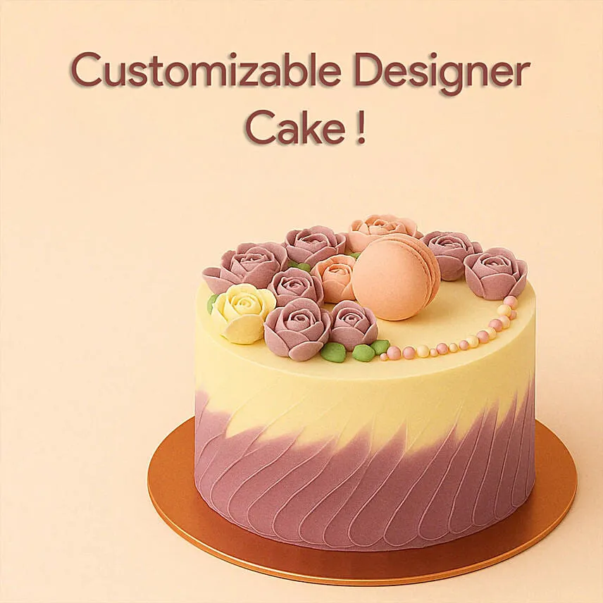 Happy Birthday Premium Decor With Customisable Cake