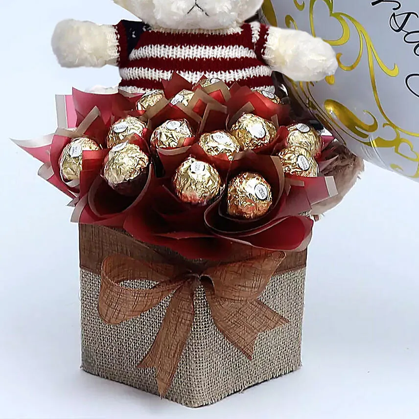 Anniversary Wishes with Ferreo Rochers