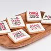 Empowerment Pink Ribbon Butter Cookies - Elegant Gift Box of 6