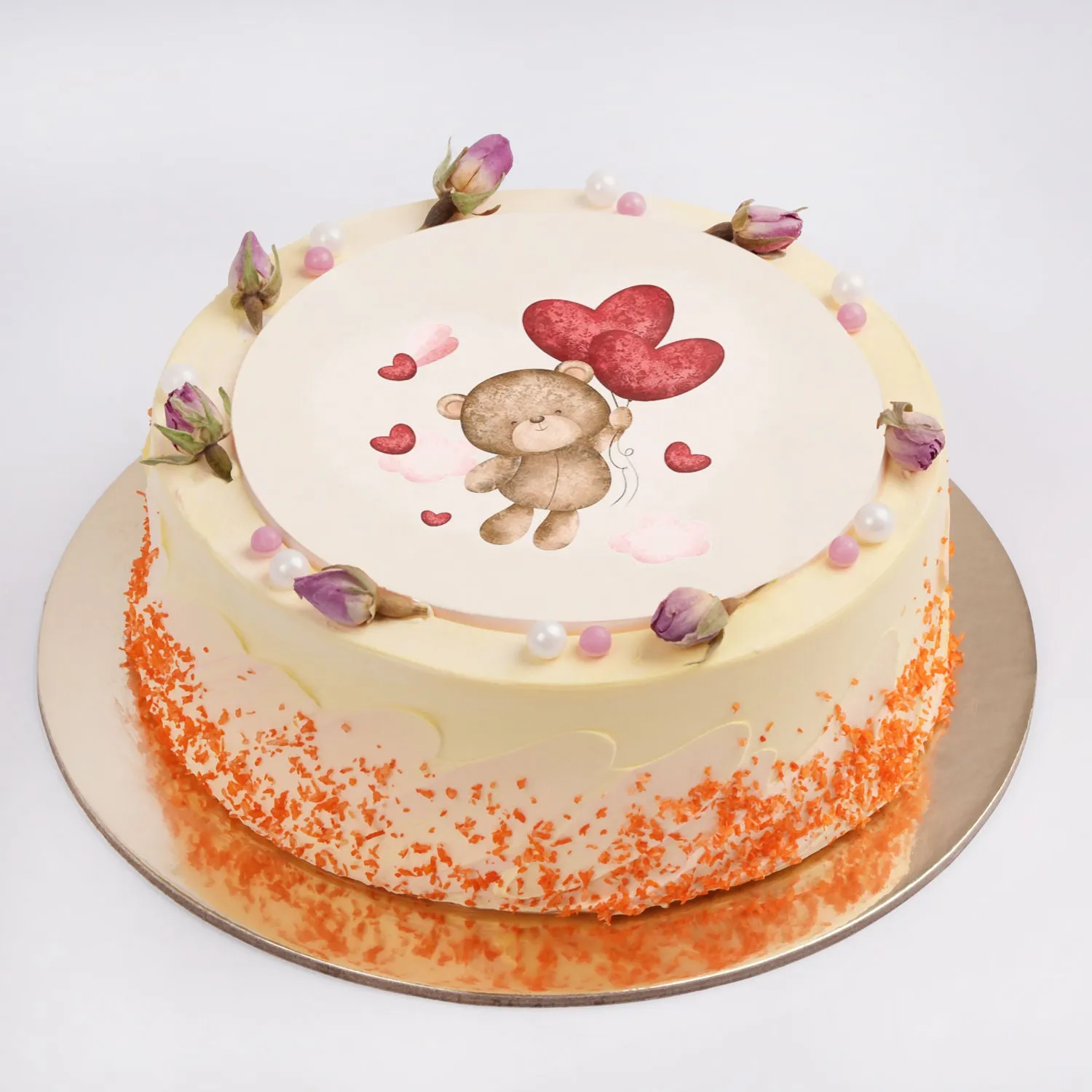 Blushing Romance Cake - Chocolate