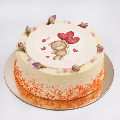 Blushing Romance Cake - Chocolate