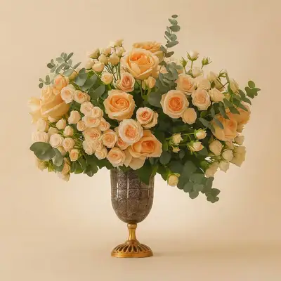 Graceful Rose Vase