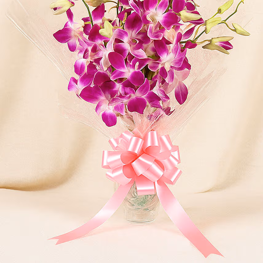 Six Royal Orchids Bunch