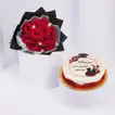 Graduation Celebration Flower & Cake - Half Kg